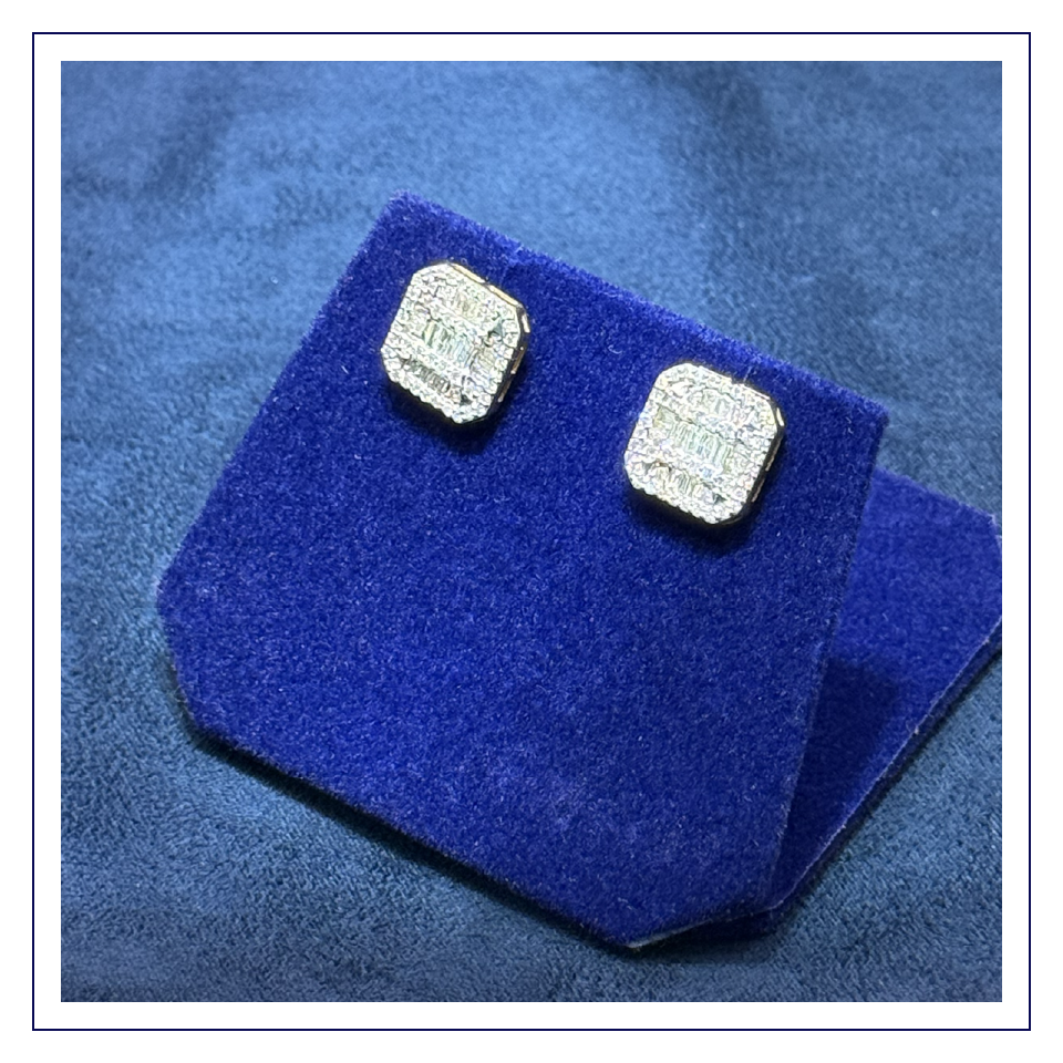 Earrings - 120729-10k-0.87CTW-519