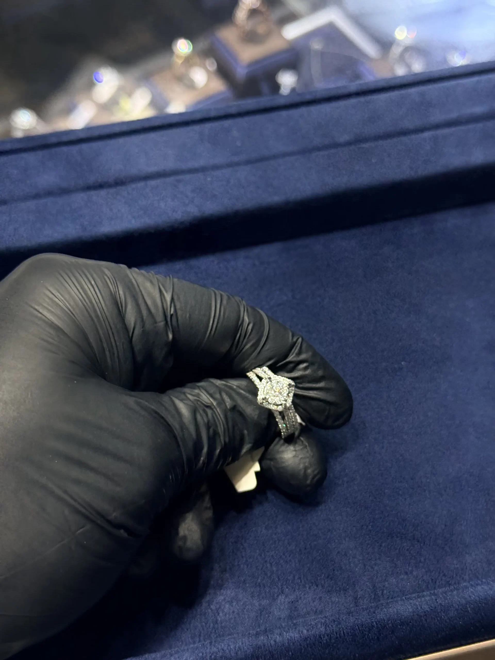 14k 1.5CTW, Raised Prongs Ring - Image 4