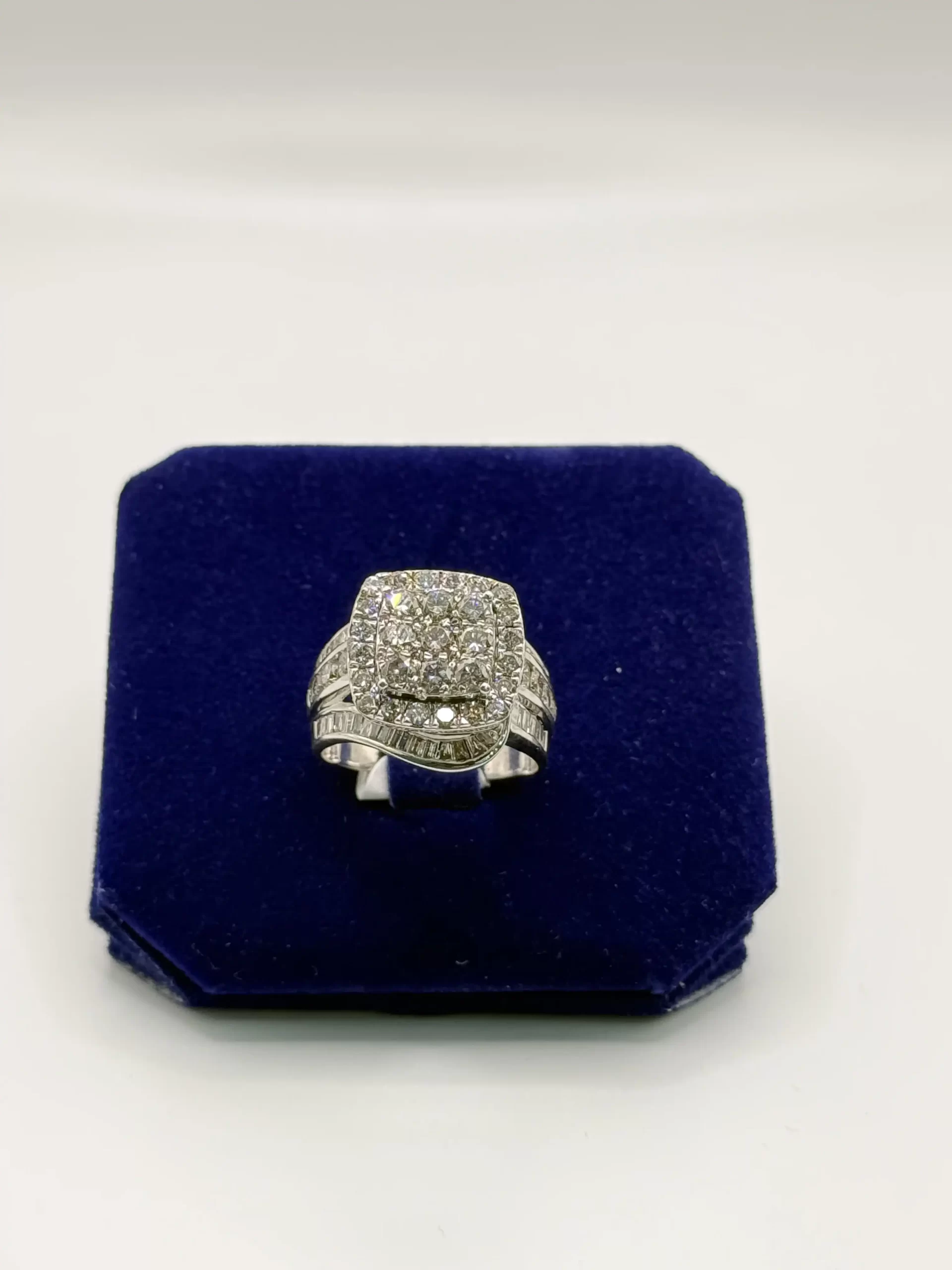 10k Gold Cocktail Ring Custom Made - Image 3
