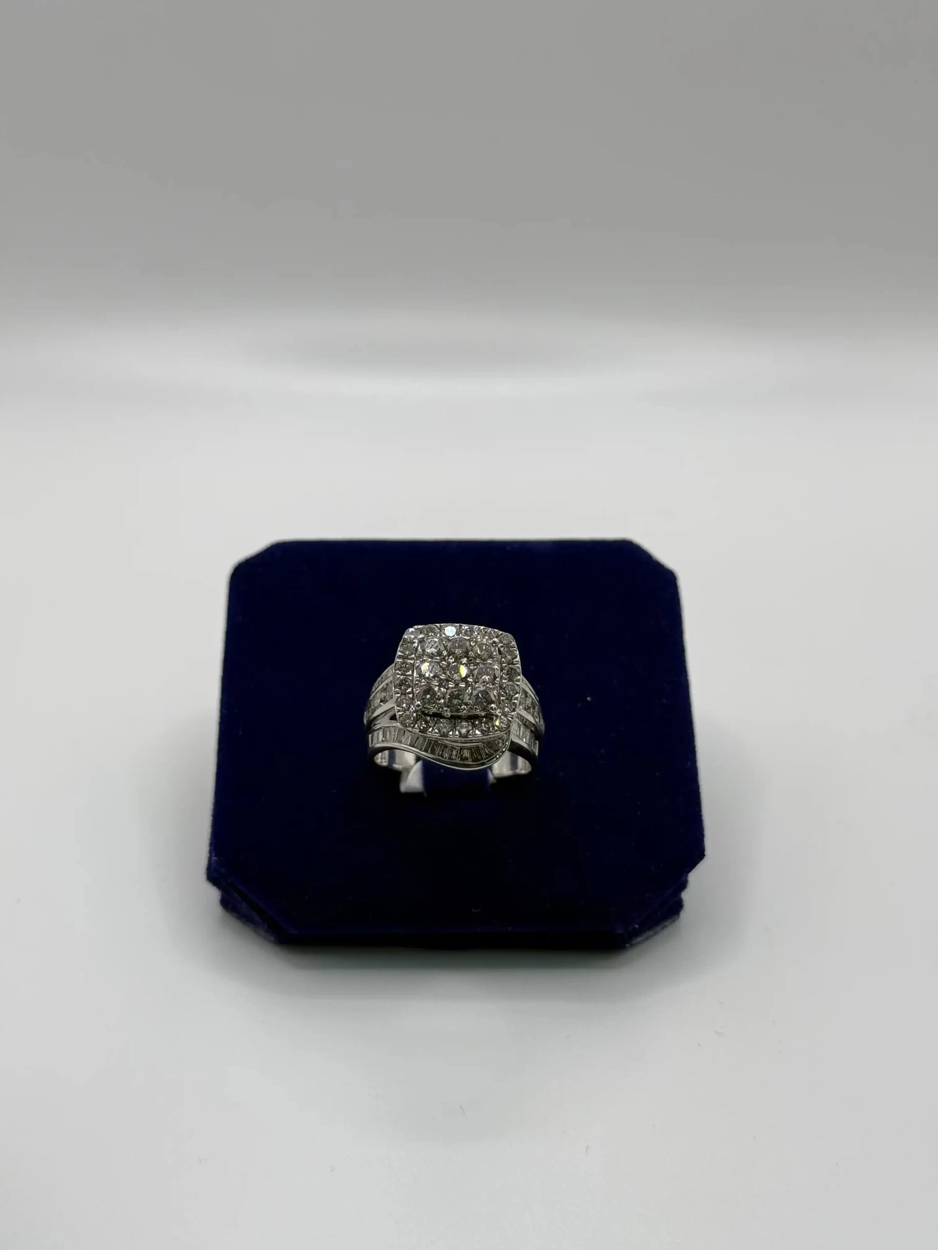 10k Gold Cocktail Ring Custom Made - Image 4