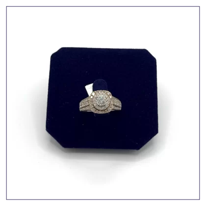 14k Custom Rose Gold With 0.5CTW Center Stone