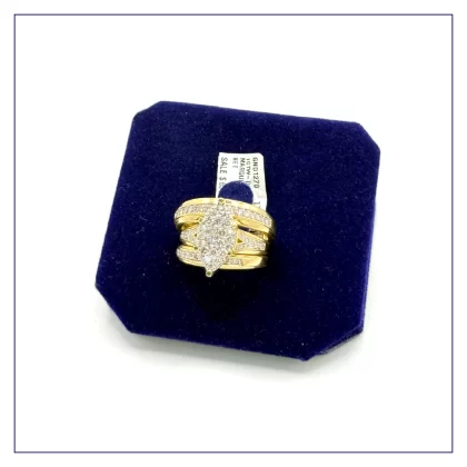 10k Yellow Gold His and Hers Trio Set