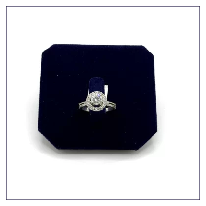The Classic Radiance Halo Ring