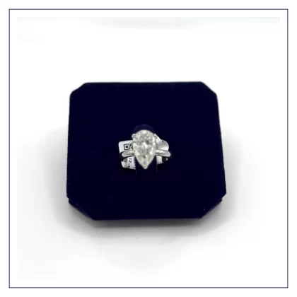 The Juliette Pear Cut Lab Diamond Ring (4.10 CTW)